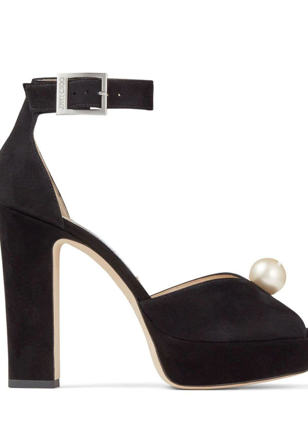 Jimmy Choo Socorie platåsandaler 120 mm - Svart
