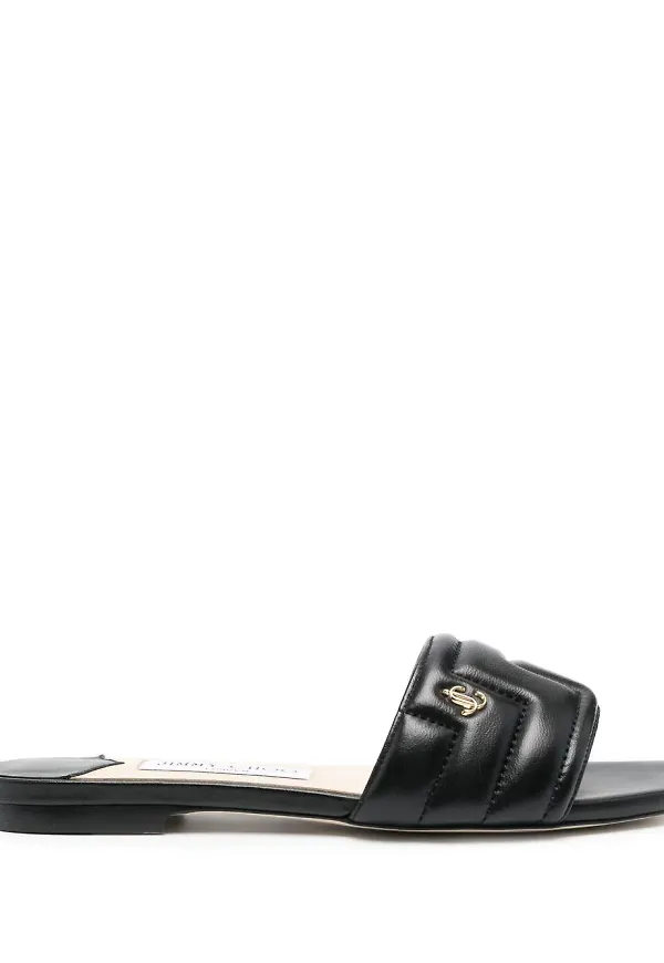 Jimmy Choo Themis platta sandaler - Svart