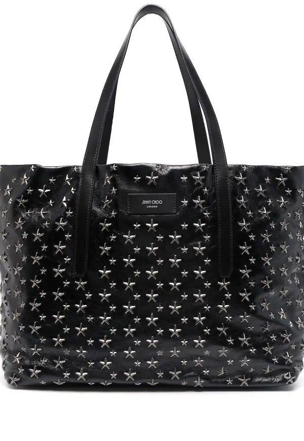 Jimmy Choo totebag med nitar - Svart