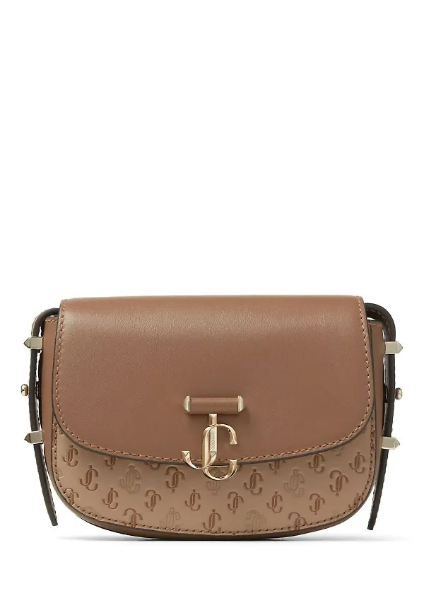 Jimmy Choo Varenne/s axelremsväska - Brun