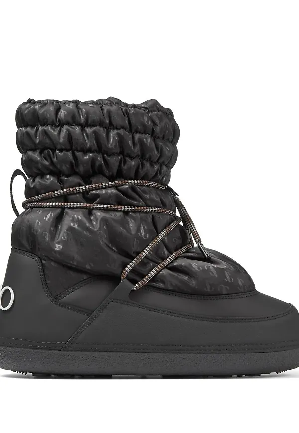 Jimmy Choo Yuzi vadderade snöstövlar - Svart