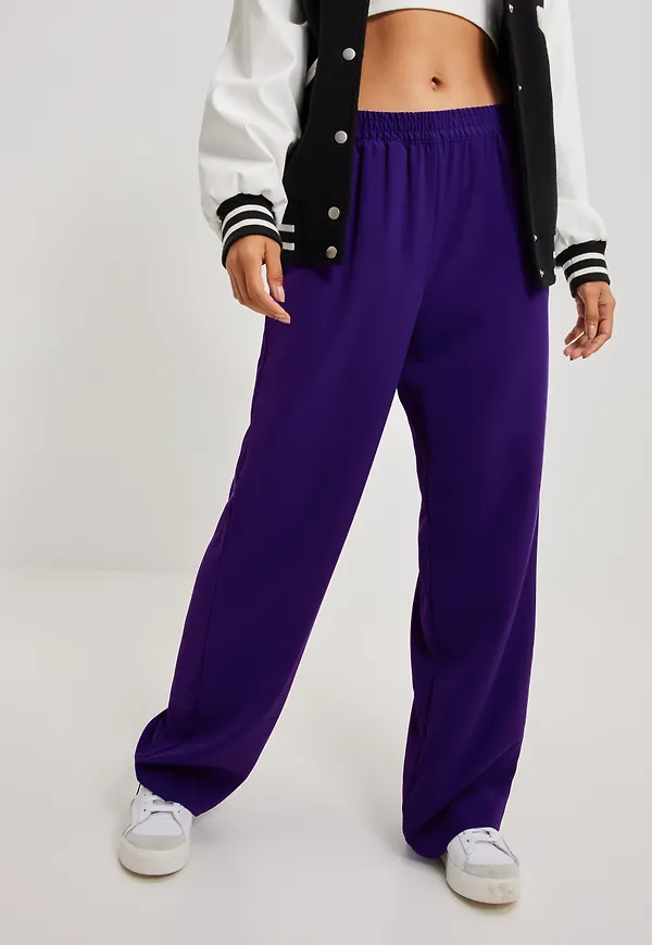 JJXX - Byxor - Acai - Jxpoppy Reg Hw Pant Pnt Noos - Byxor & Shorts - Pants
