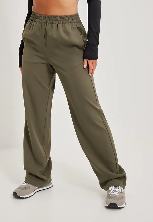 JJXX - Byxor - Morel - Jxpoppy Reg Hw Pant Pnt Noos - Byxor & Shorts - Pants