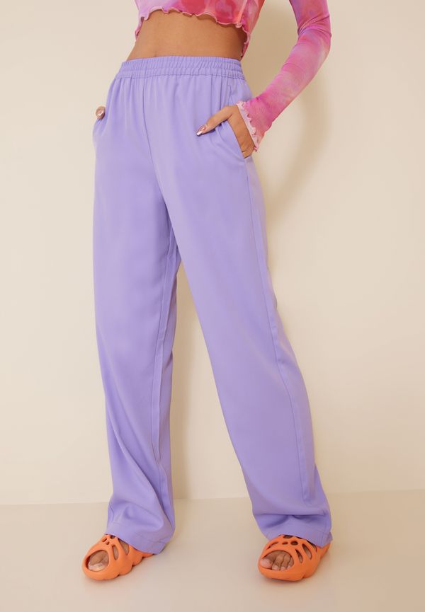 JJXX - Byxor - Violet Tulip - Jxpoppy Regular Hw Pant Noos - Byxor & Shorts - Pants