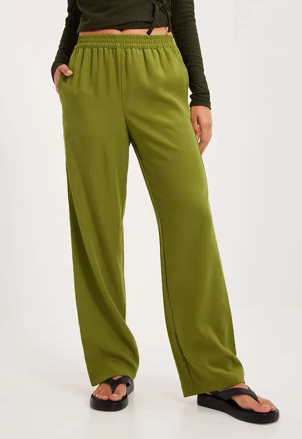 JJXX - Byxor - Woodbine - Jxpoppy Reg Hw Pant Pnt Noos - Byxor & Shorts - Pants