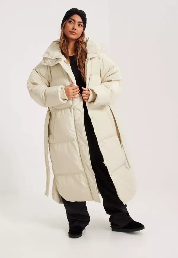 JJXX - Jackor - Bone White - Jxarely Note Long Puffer Jacket Sn - Jackor & Kappor - Jackets