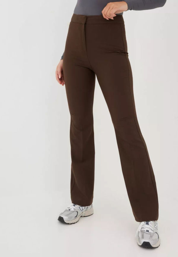 JJXX - Utsvängda byxor - Demitasse - Jxkatie Slim Flared Hw Pant Noos - Byxor