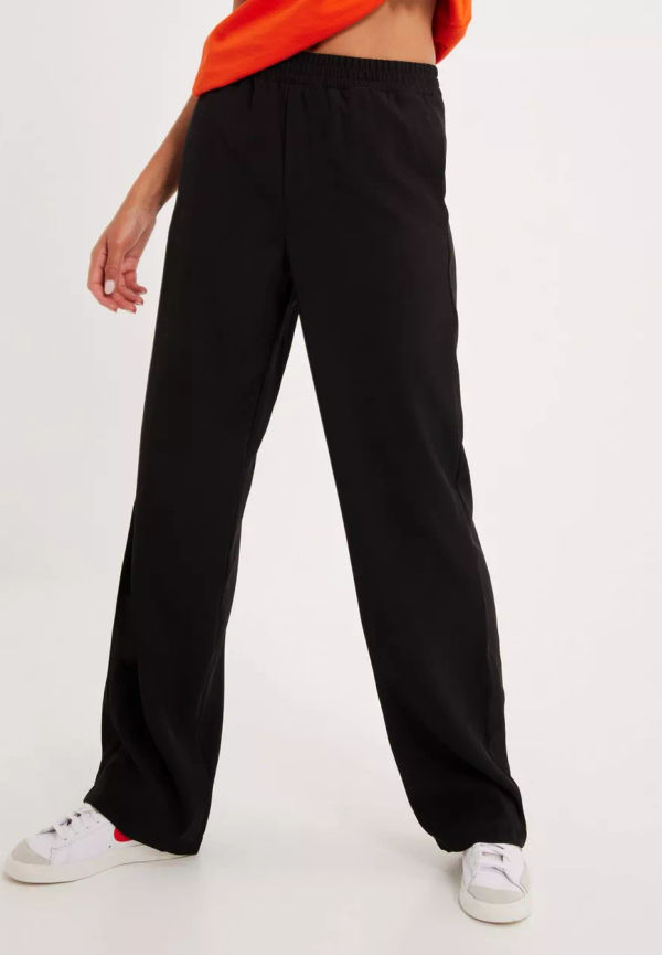 JJXX - Vida byxor - Black - Jxpoppy Hw Pant Pnt Noos - Byxor