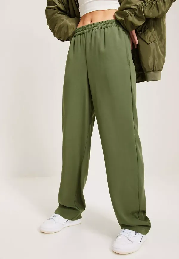 JJXX - Grön - Jxpoppy Hw Pant Pnt Noos