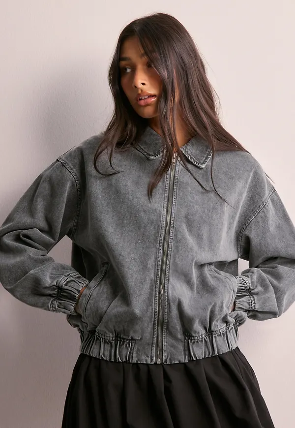 JJXX - Grå - Jxziggy Washed Jacket Pnt