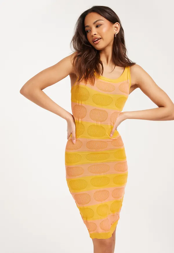 JJXX - Orange - Jxnori Dress Knit