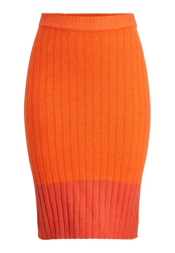 JJXX Kjol 'LAUREN' orange / hummer