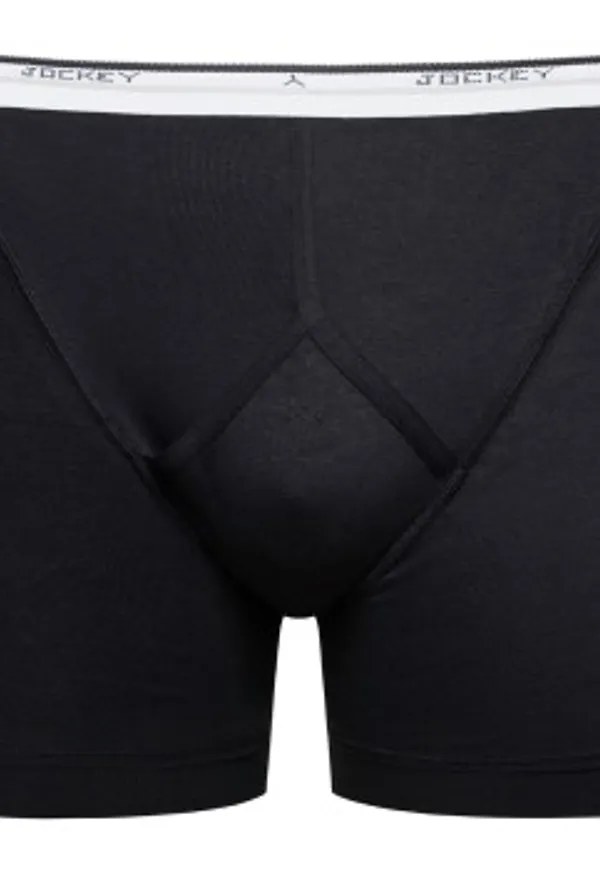 Jockey Kalsonger Cotton Midway Brief Svart bomull Small Herr