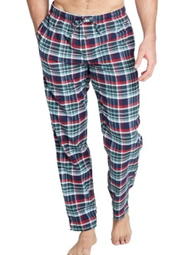 Jockey Pants Flannel Blå/Grön bomull X-Large Herr