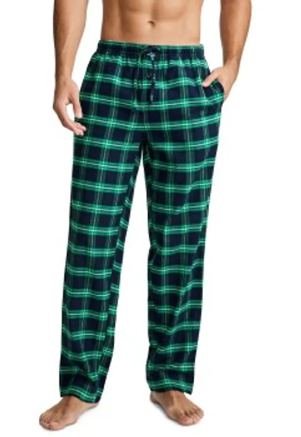 Jockey Pants Flannel Grön bomull Medium Herr