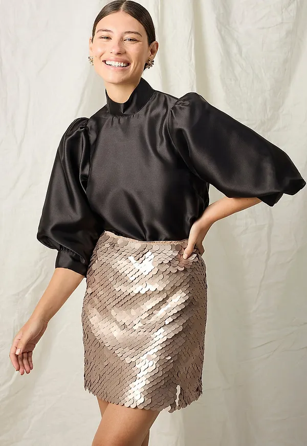 Joelle - Paljettkjol Lyra - Guld