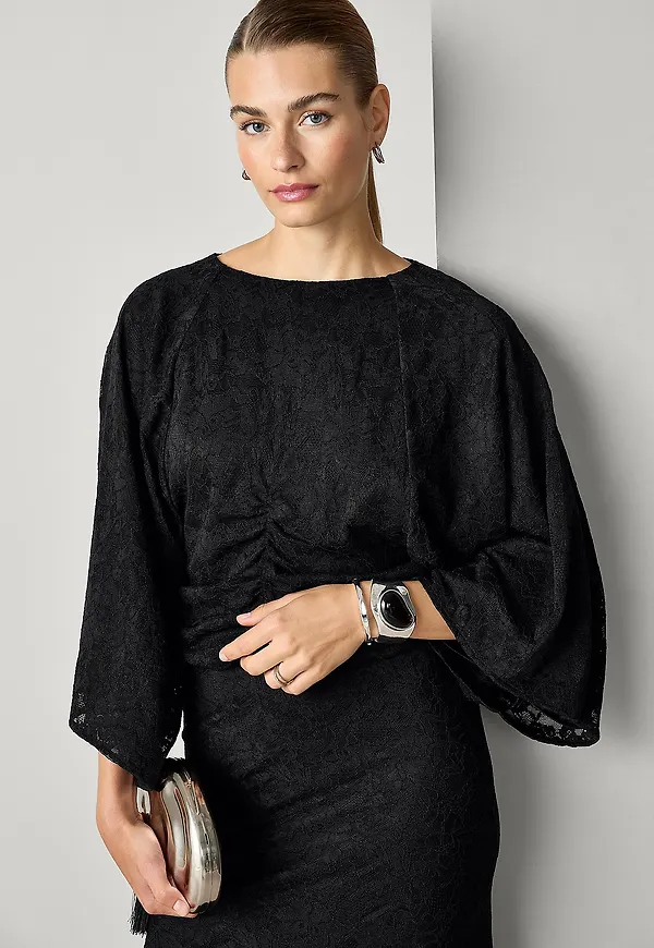 Joelle - Blus i spets - Svart