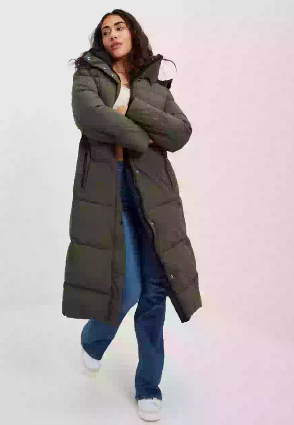 Jofama Adina Long Jacket Puffer jackets Thyme