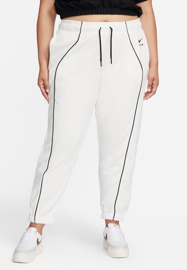 Joggingbyxor Nike Air i fleece med medelhög midja för kvinnor - Vit
