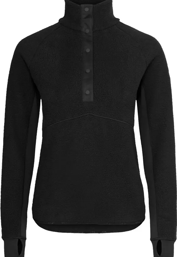 Johaug Women's Fusion Pile Henley Black