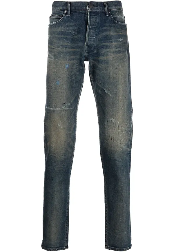 John Elliott The Cast straight-jeans - Blå