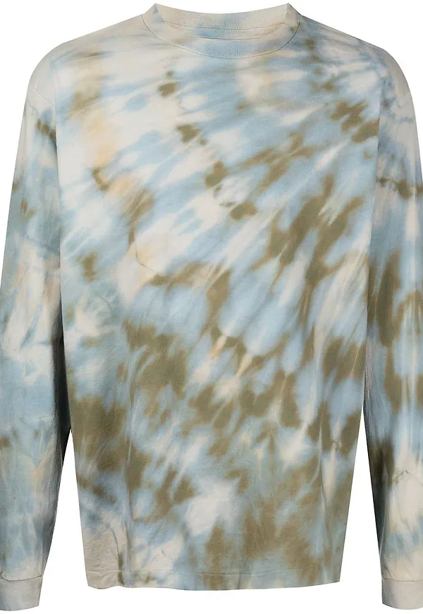 John Elliott University batikmönstrad t-shirt - Bolinas