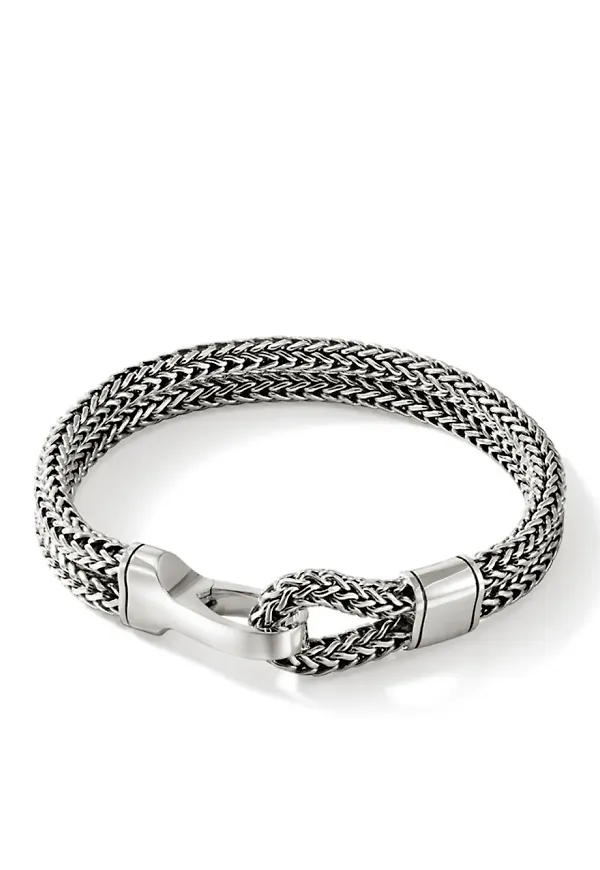 John Hardy armband i sterlingsilver - Silverfärgad