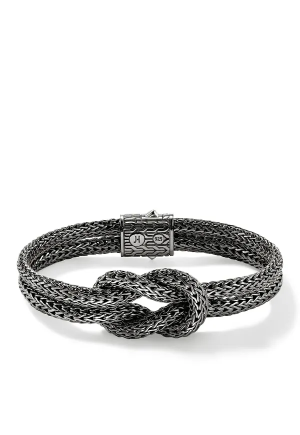 John Hardy Love Knot armband - Silverfärgad