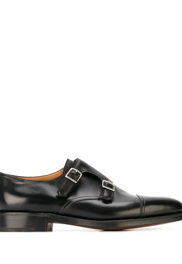 John Lobb 'William' monk shoes - Svart
