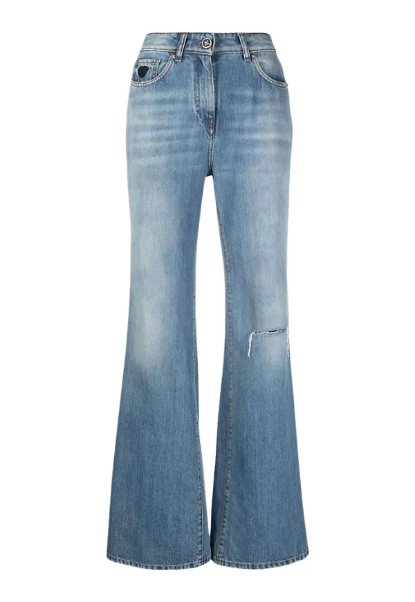 John Richmond Flared Jeans Blå, Dam