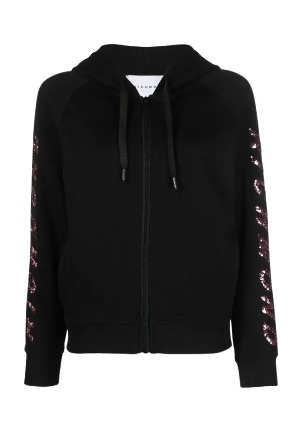 John Richmond Sweatshirts & Hoodies Svart, Dam