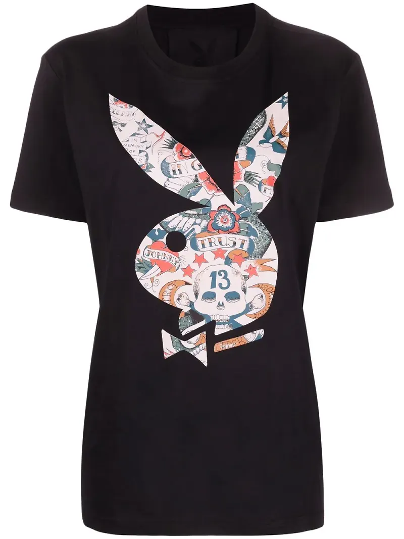 John Richmond x Playboy t-shirt - Svart