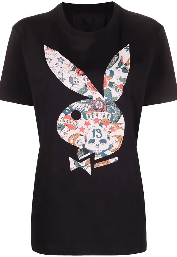 John Richmond x Playboy t-shirt - Svart