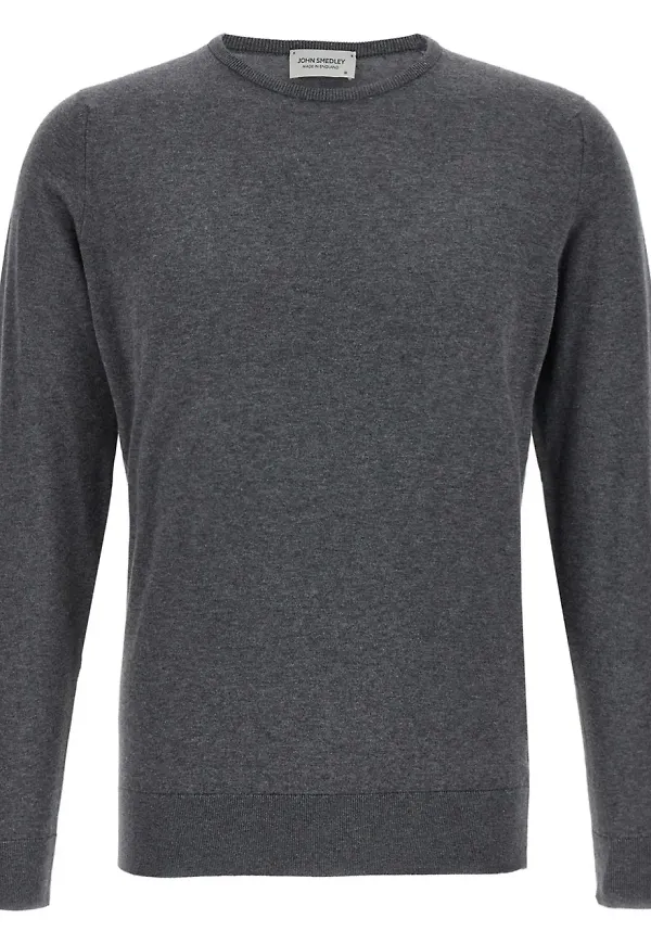 John Smedley classic crew-neck sweater - Grå