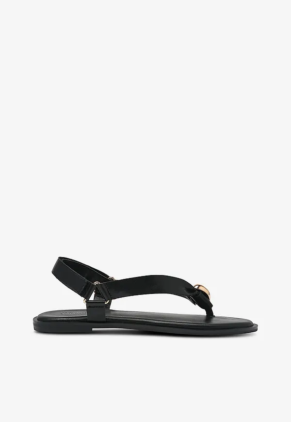 Johnny Bulls - Sandaler Smithfield - Svart