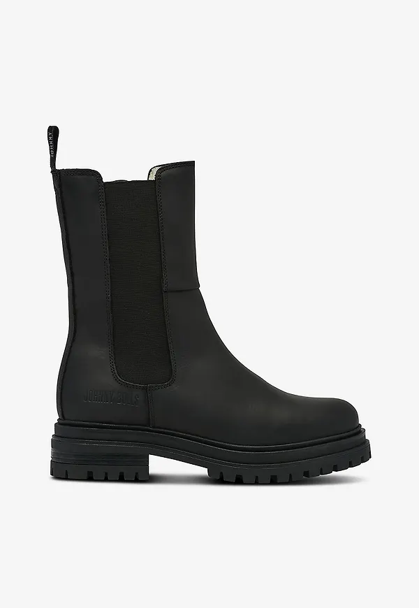Johnny Bulls - Varmfodrade chelseaboots - Svart