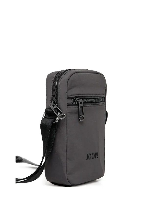 Joop! axelväska med dragkedja - Grå