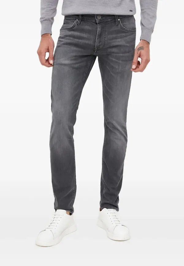 Joop! jeans med lädermärke - Grå