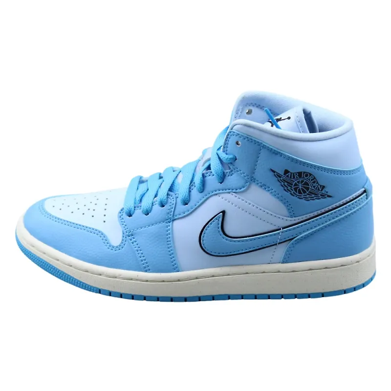 Jordan, Skor, Dam, 40 EU, Läder, Ice Blue Mid SE Sneakers