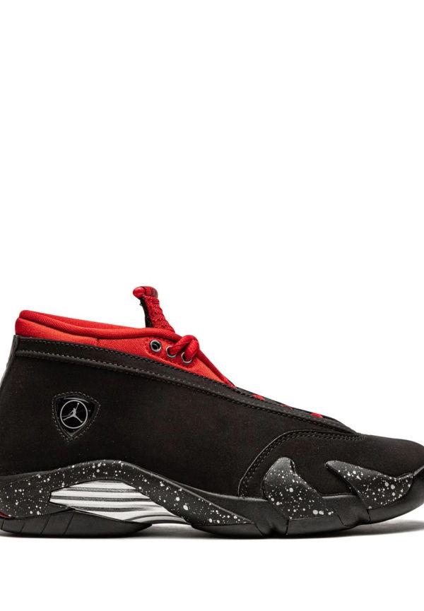 Jordan Air Jordan 14 Red Lipstick låga sneakers - Svart