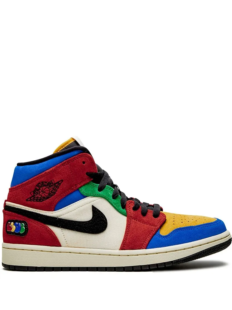 Jordan Air Jordan 1 Mid 'Blue The Great-Fearless' sneakers - Röd