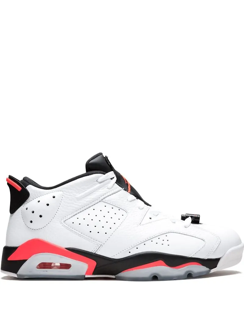Jordan Air Jordan 6 Retro låga sneakers - WHITE/INFRARED 23-BLACK