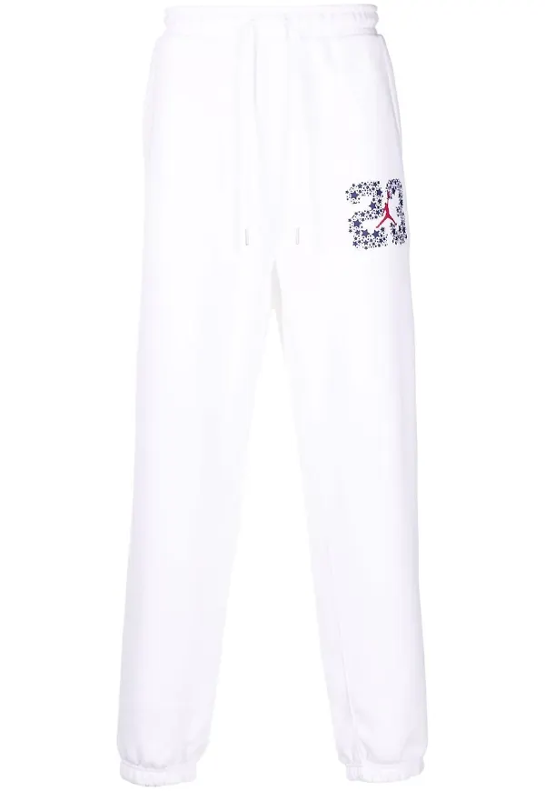 Jordan Sport DNA sweatpants i fleece - Vit