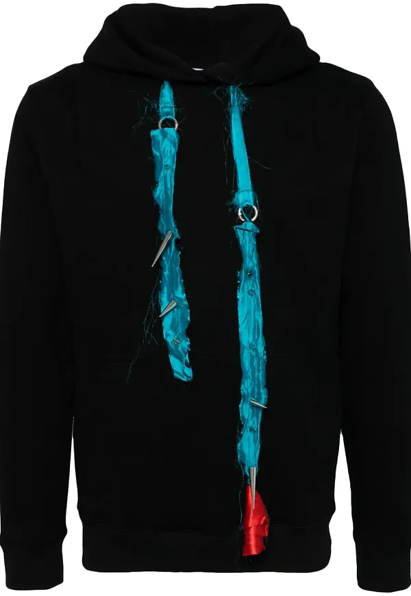 JORDANLUCA Serpentine hoodie - Svart
