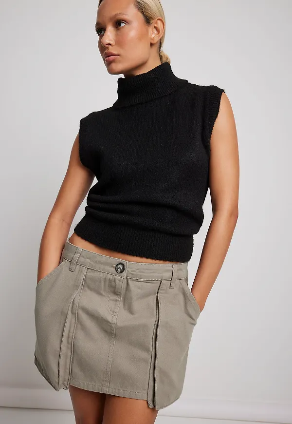 Josefine HJ x NA-KD Cargokjol - Beige