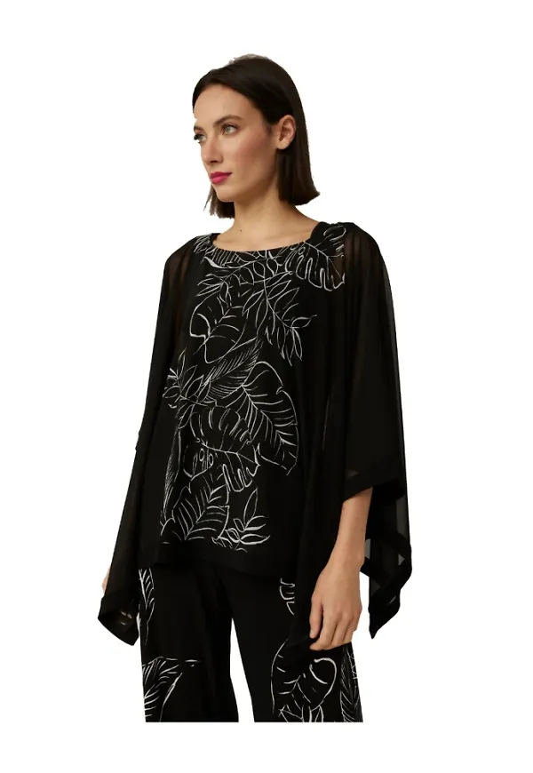 Joseph Ribkoff Blus Svart, Dam