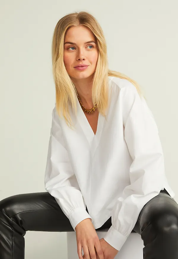 Josiane poplin blouse