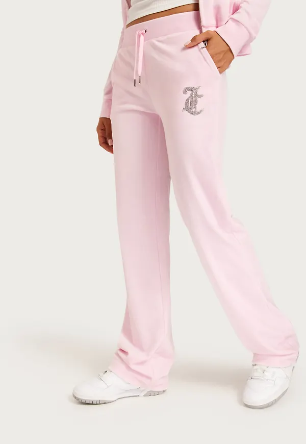 Juicy Couture - Rosa - Caviar Bead Western Diamante Del Ray Pant