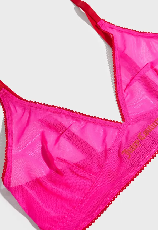 Juicy Couture - Rosa - Mesh Triangle Bra