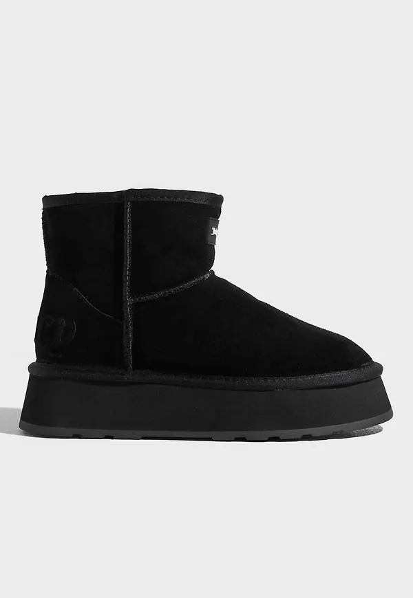 Juicy Couture - Svart - Mandy Sheepskin Boot